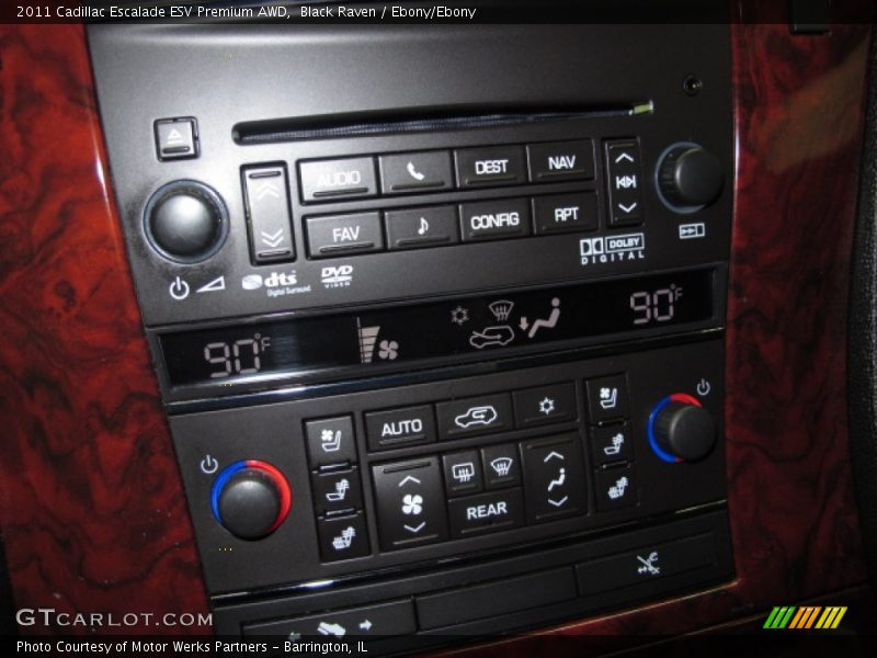 Black Raven / Ebony/Ebony 2011 Cadillac Escalade ESV Premium AWD