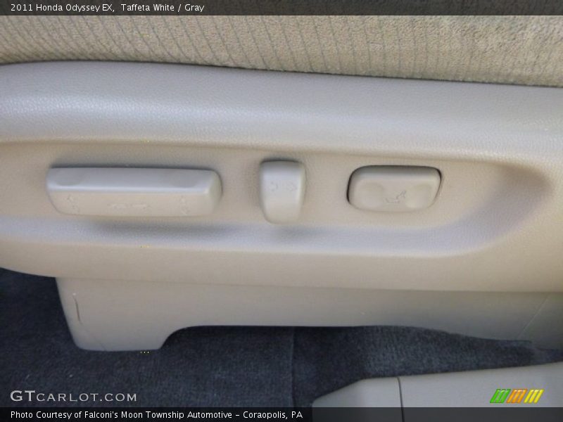 Taffeta White / Gray 2011 Honda Odyssey EX