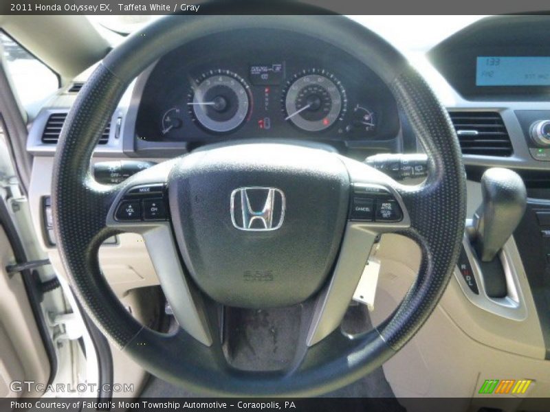 Taffeta White / Gray 2011 Honda Odyssey EX