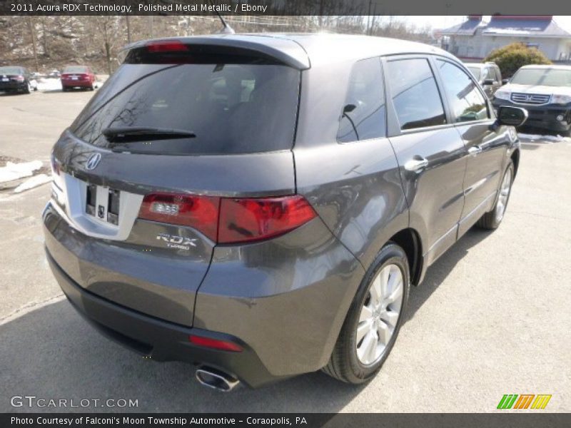 Polished Metal Metallic / Ebony 2011 Acura RDX Technology