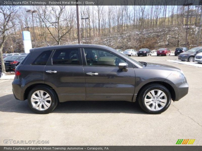 Polished Metal Metallic / Ebony 2011 Acura RDX Technology
