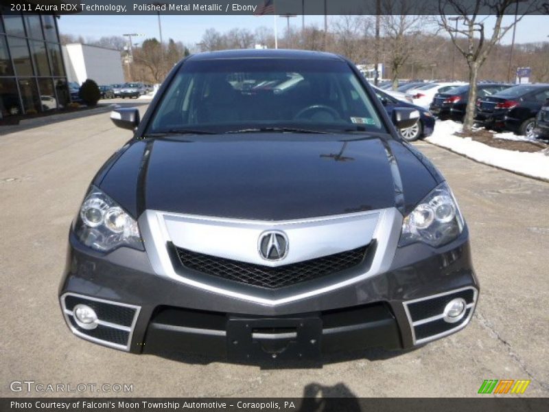 Polished Metal Metallic / Ebony 2011 Acura RDX Technology