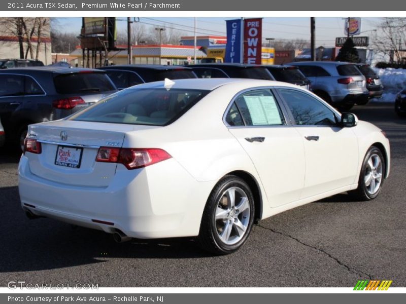 Premium White Pearl / Parchment 2011 Acura TSX Sedan
