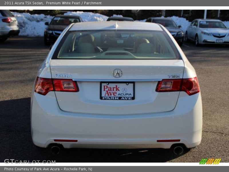 Premium White Pearl / Parchment 2011 Acura TSX Sedan