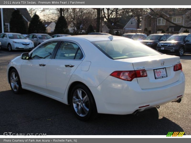 Premium White Pearl / Parchment 2011 Acura TSX Sedan