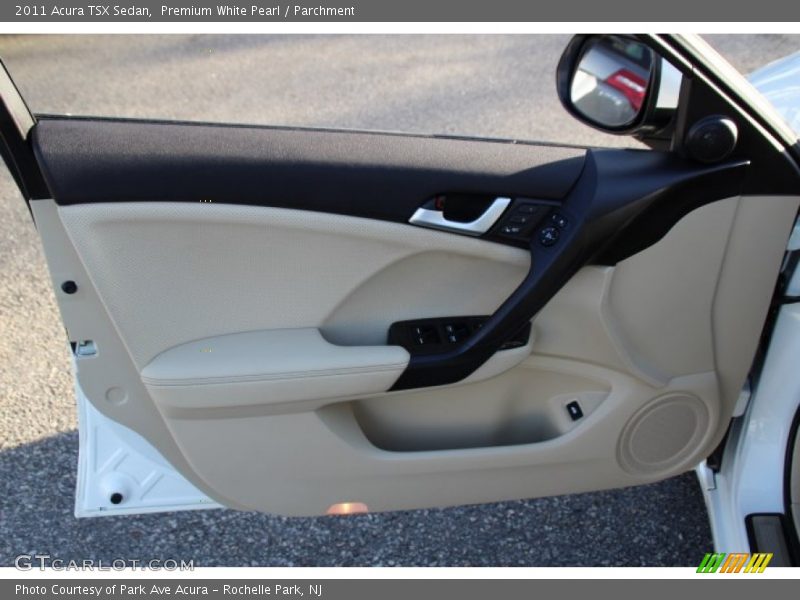 Premium White Pearl / Parchment 2011 Acura TSX Sedan