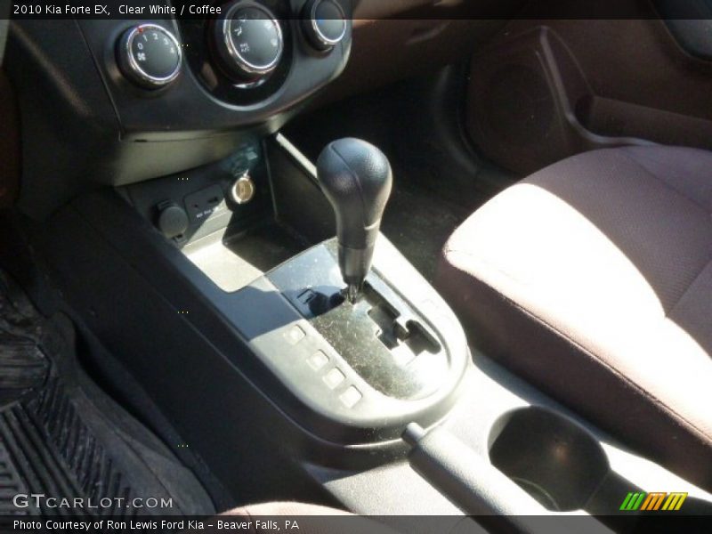 Clear White / Coffee 2010 Kia Forte EX