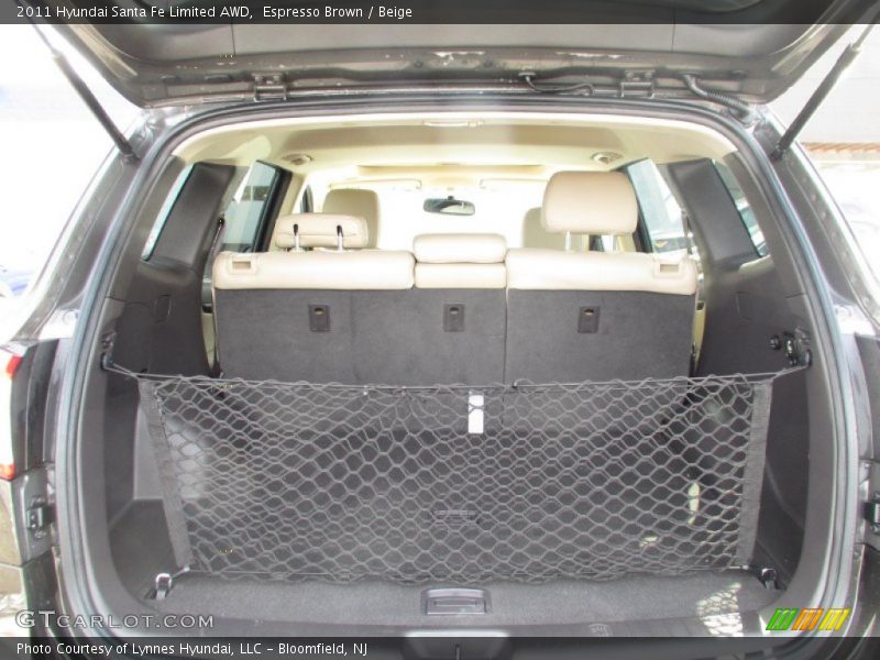 Espresso Brown / Beige 2011 Hyundai Santa Fe Limited AWD