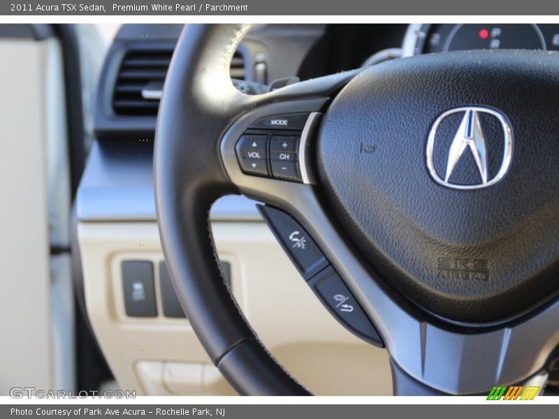 Premium White Pearl / Parchment 2011 Acura TSX Sedan