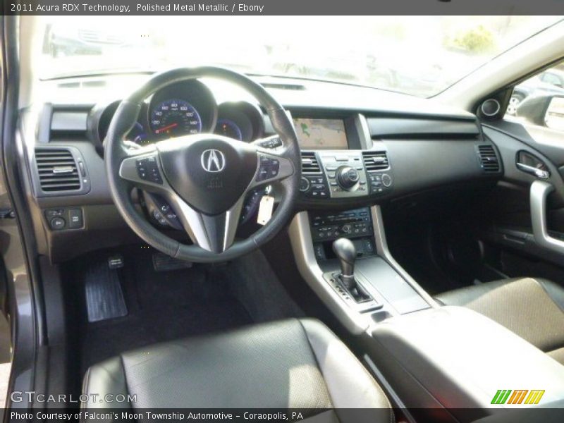 Polished Metal Metallic / Ebony 2011 Acura RDX Technology