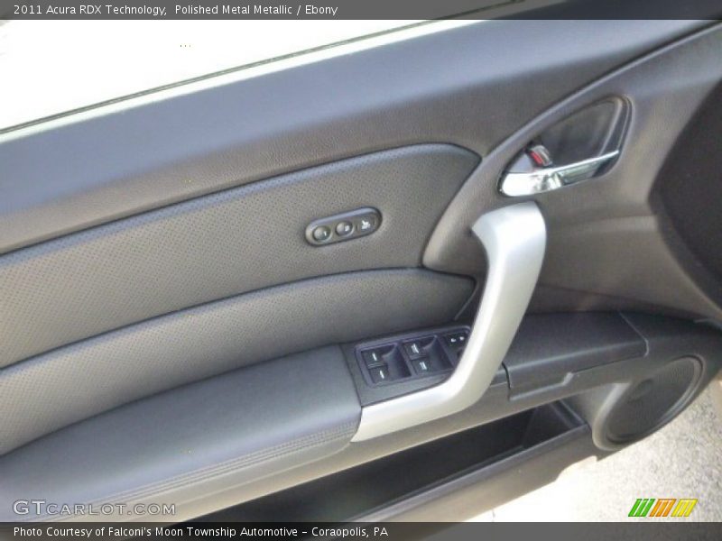 Polished Metal Metallic / Ebony 2011 Acura RDX Technology