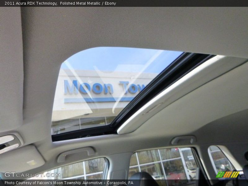 Polished Metal Metallic / Ebony 2011 Acura RDX Technology