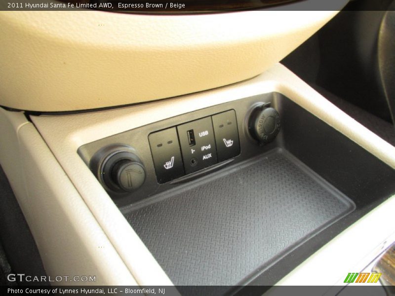 Espresso Brown / Beige 2011 Hyundai Santa Fe Limited AWD