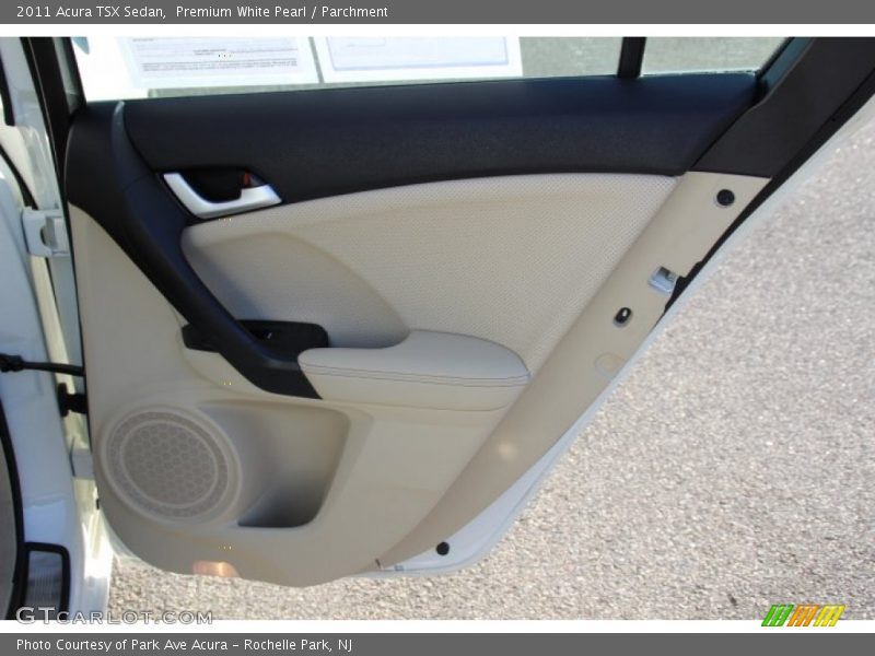 Premium White Pearl / Parchment 2011 Acura TSX Sedan