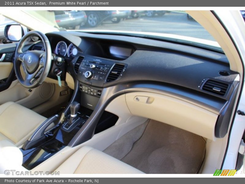 Premium White Pearl / Parchment 2011 Acura TSX Sedan