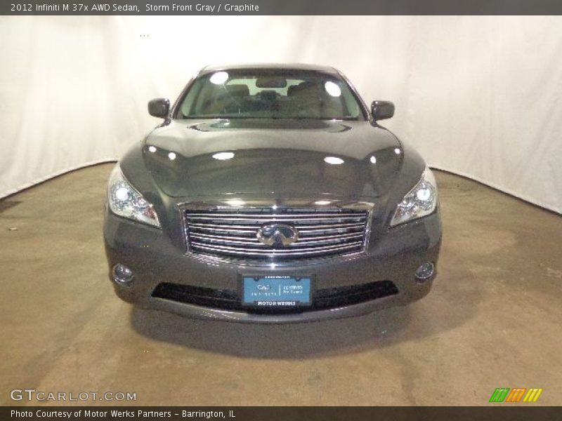 Storm Front Gray / Graphite 2012 Infiniti M 37x AWD Sedan