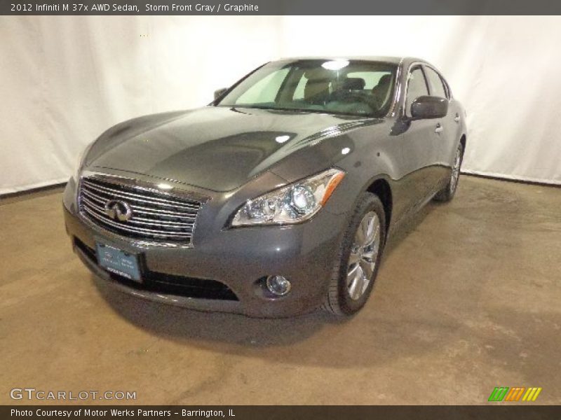 Storm Front Gray / Graphite 2012 Infiniti M 37x AWD Sedan