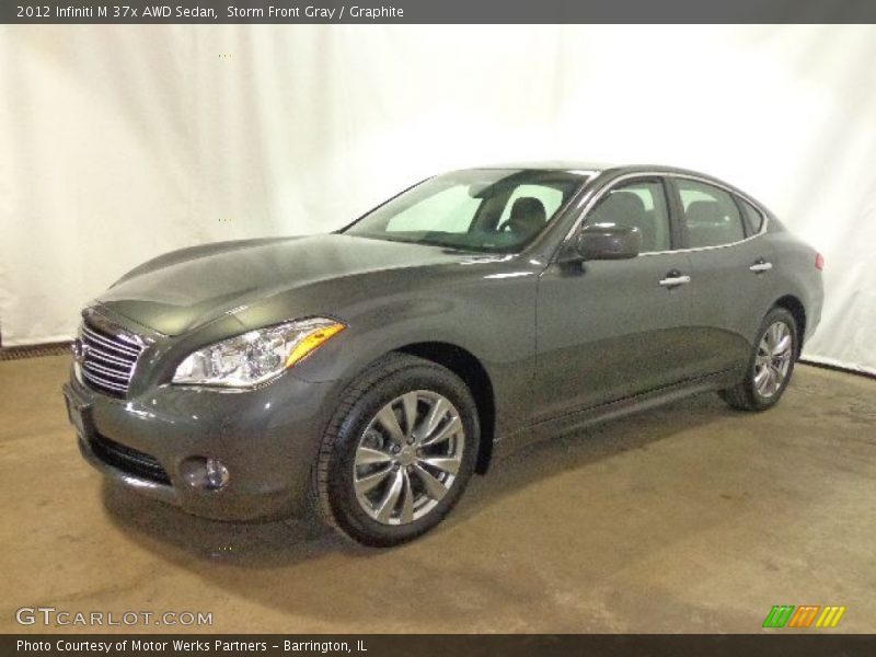 Front 3/4 View of 2012 M 37x AWD Sedan