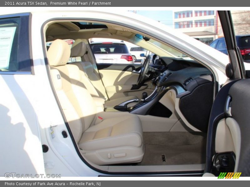 Premium White Pearl / Parchment 2011 Acura TSX Sedan