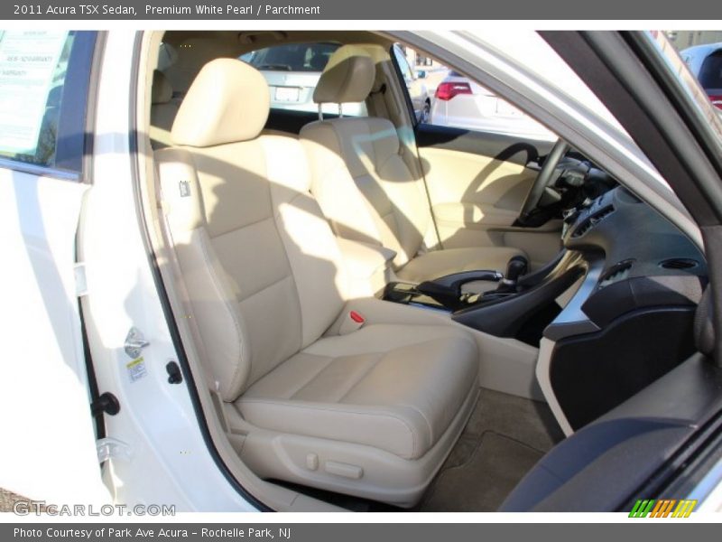Premium White Pearl / Parchment 2011 Acura TSX Sedan