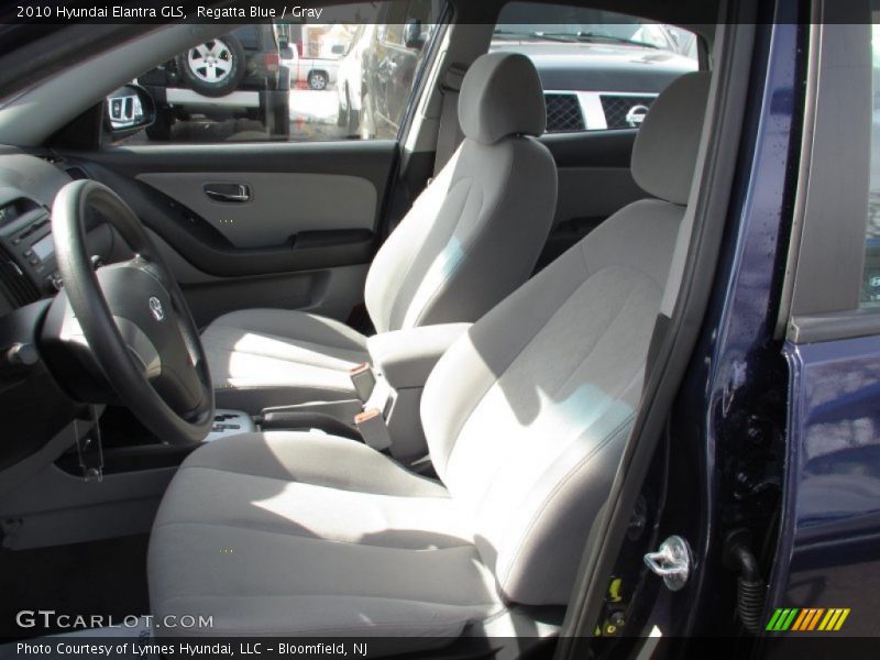 Regatta Blue / Gray 2010 Hyundai Elantra GLS