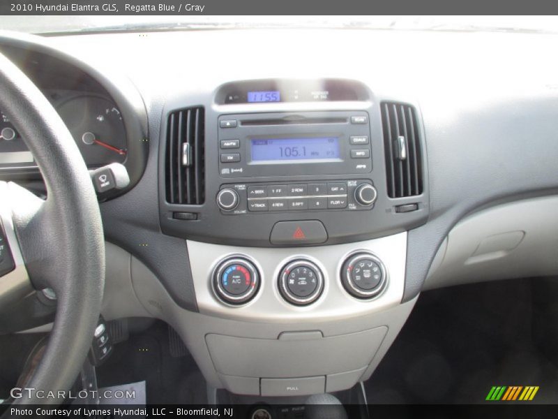Regatta Blue / Gray 2010 Hyundai Elantra GLS