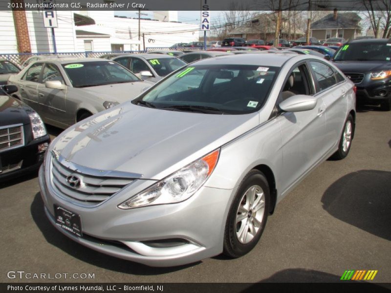 Radiant Silver / Gray 2011 Hyundai Sonata GLS