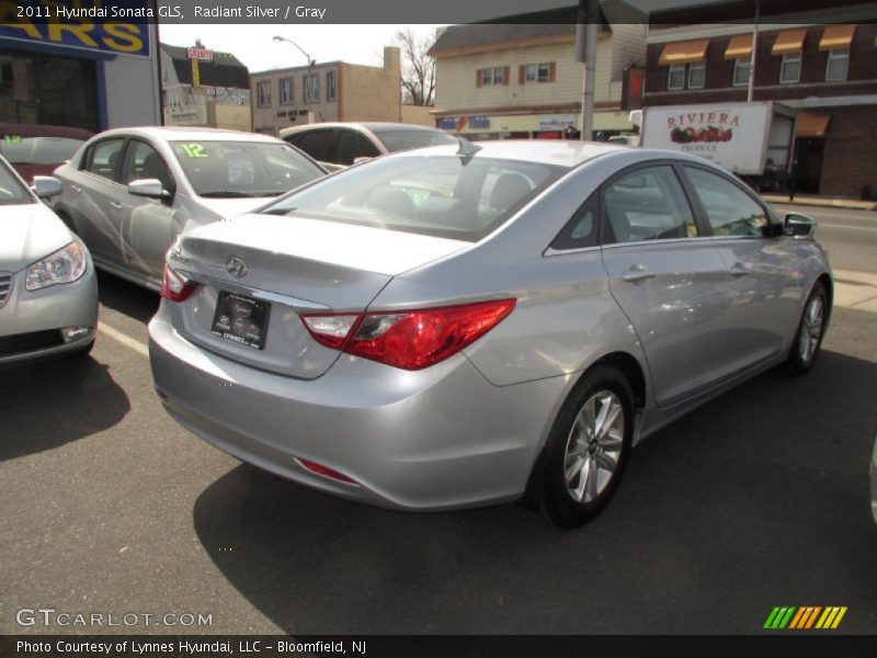 Radiant Silver / Gray 2011 Hyundai Sonata GLS