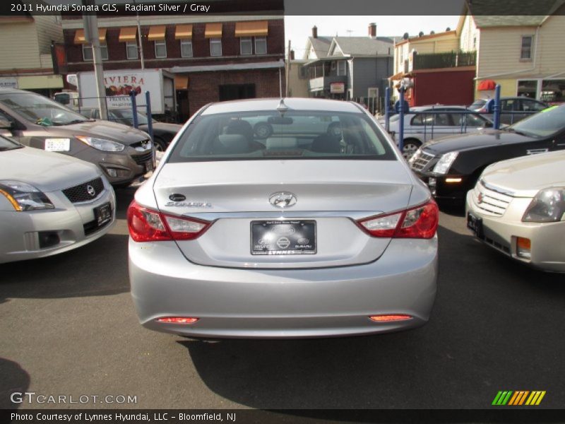 Radiant Silver / Gray 2011 Hyundai Sonata GLS