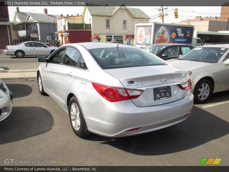 Radiant Silver / Gray 2011 Hyundai Sonata GLS