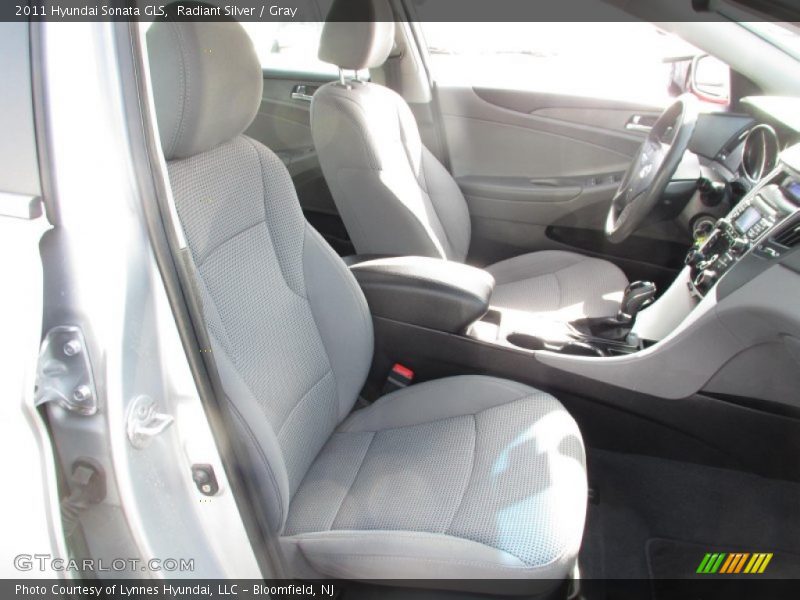 Radiant Silver / Gray 2011 Hyundai Sonata GLS