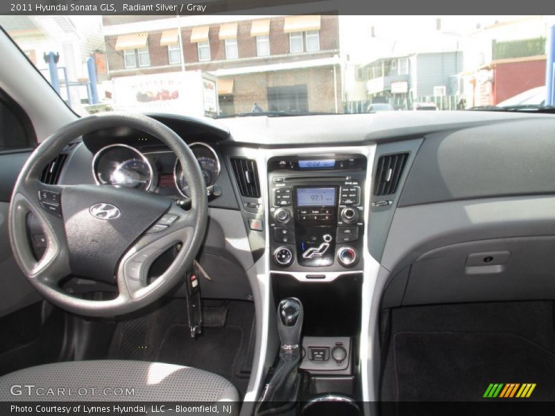 Radiant Silver / Gray 2011 Hyundai Sonata GLS