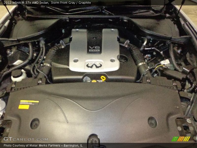 Storm Front Gray / Graphite 2012 Infiniti M 37x AWD Sedan