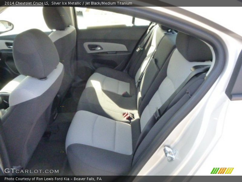 Silver Ice Metallic / Jet Black/Medium Titanium 2014 Chevrolet Cruze LS