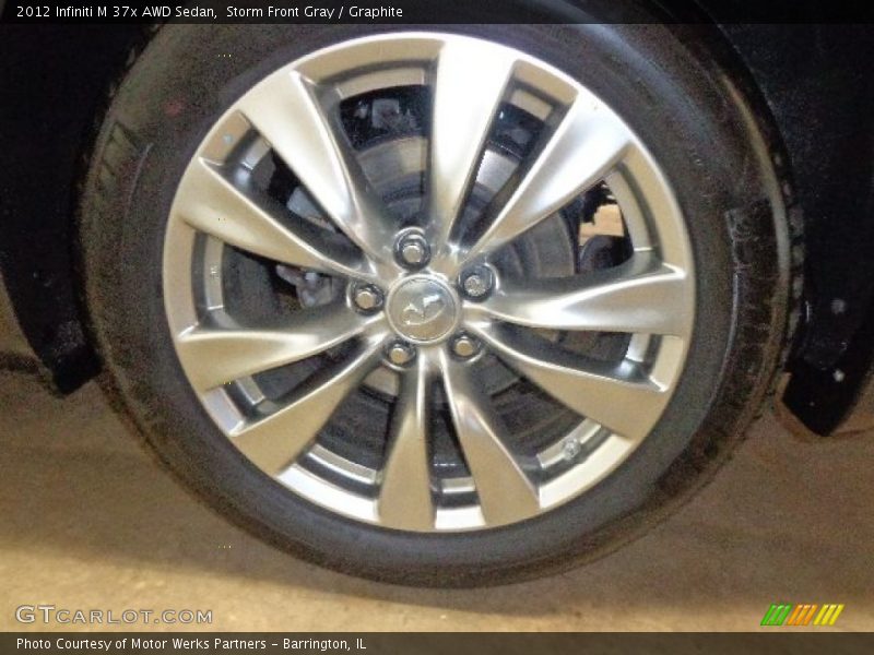Storm Front Gray / Graphite 2012 Infiniti M 37x AWD Sedan