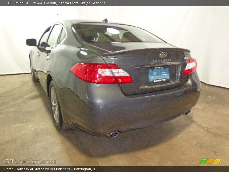 Storm Front Gray / Graphite 2012 Infiniti M 37x AWD Sedan