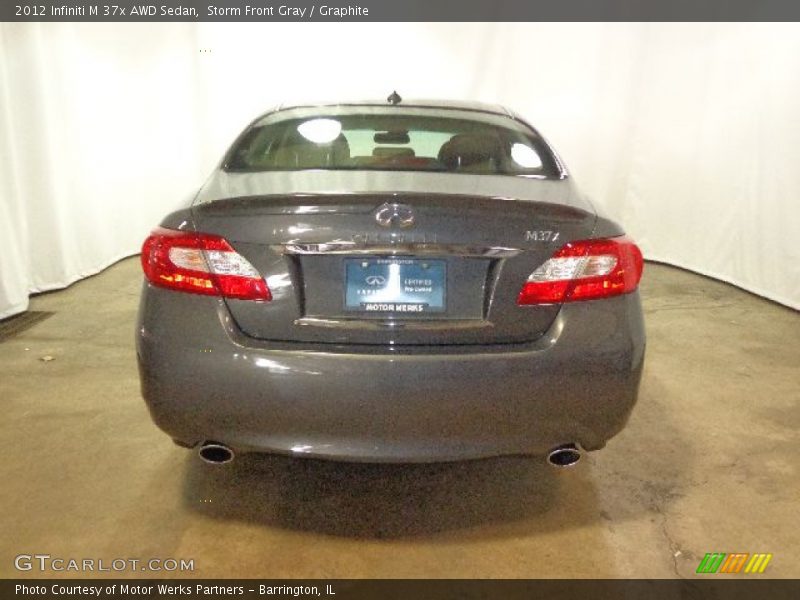 Storm Front Gray / Graphite 2012 Infiniti M 37x AWD Sedan
