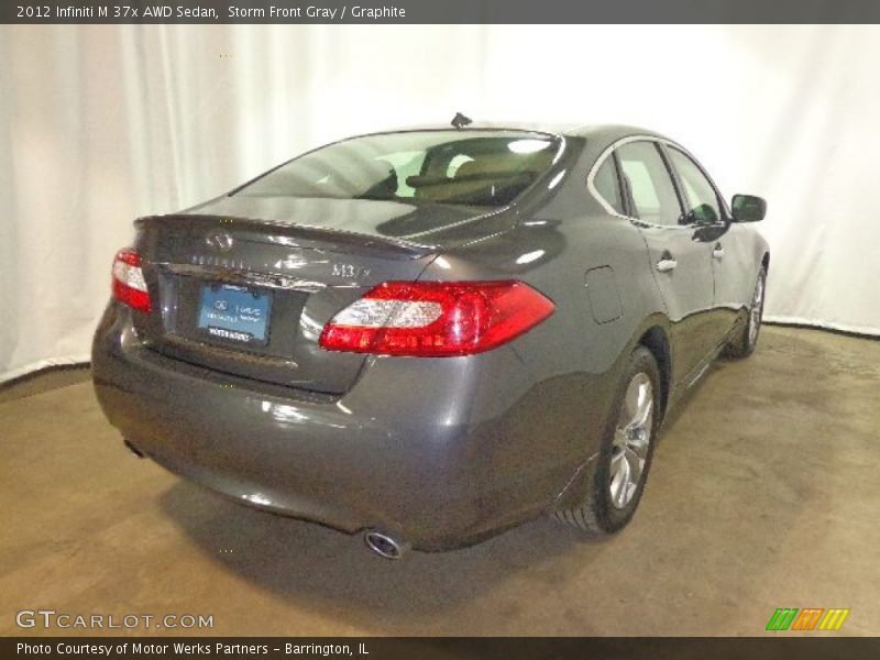 Storm Front Gray / Graphite 2012 Infiniti M 37x AWD Sedan