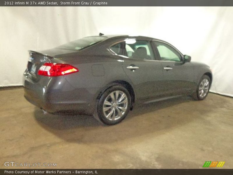 Storm Front Gray / Graphite 2012 Infiniti M 37x AWD Sedan