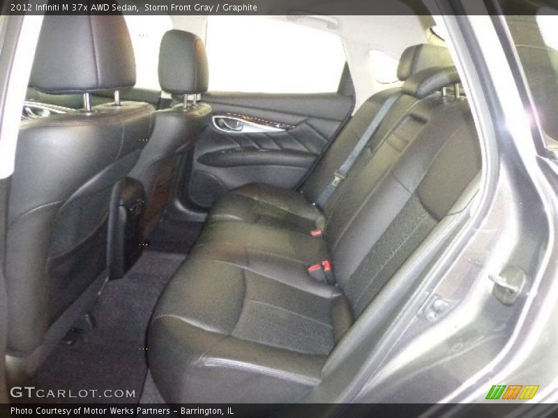 Storm Front Gray / Graphite 2012 Infiniti M 37x AWD Sedan