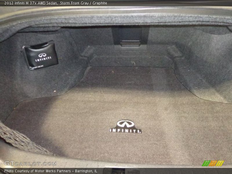 Storm Front Gray / Graphite 2012 Infiniti M 37x AWD Sedan