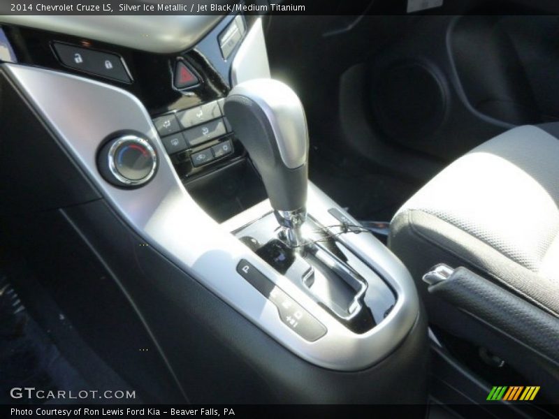 Silver Ice Metallic / Jet Black/Medium Titanium 2014 Chevrolet Cruze LS