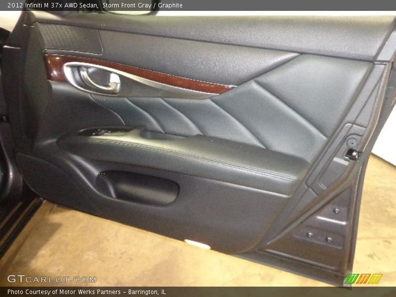 Storm Front Gray / Graphite 2012 Infiniti M 37x AWD Sedan
