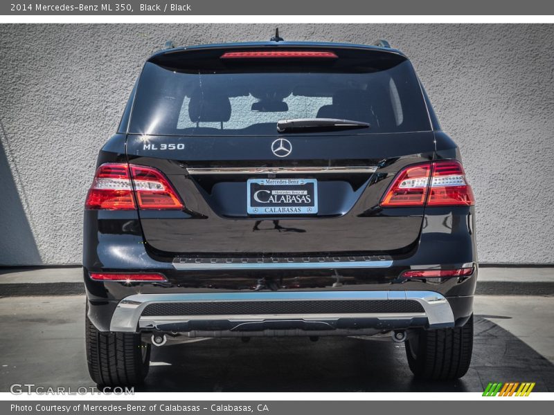 Black / Black 2014 Mercedes-Benz ML 350