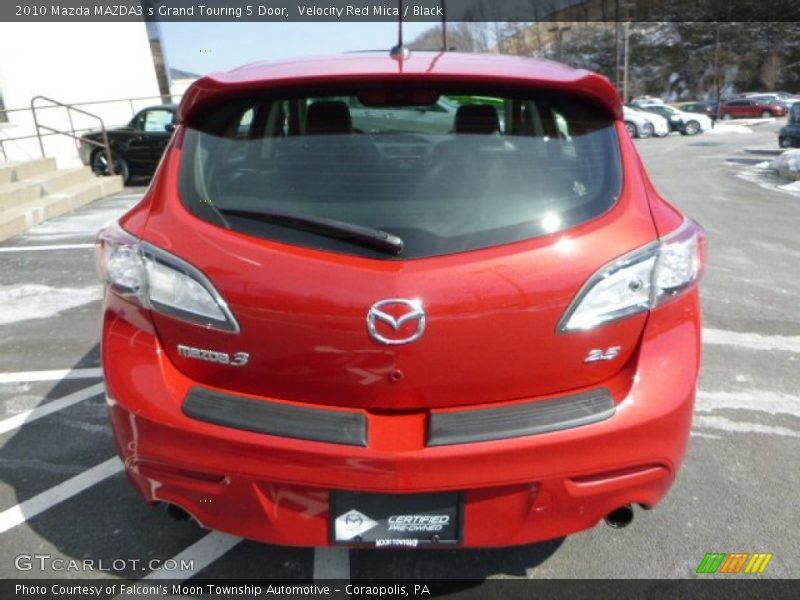 Velocity Red Mica / Black 2010 Mazda MAZDA3 s Grand Touring 5 Door