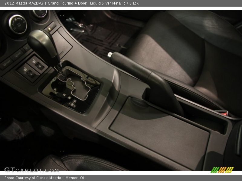 Liquid Silver Metallic / Black 2012 Mazda MAZDA3 s Grand Touring 4 Door