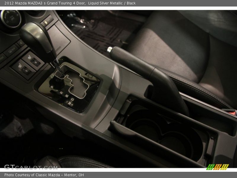 Liquid Silver Metallic / Black 2012 Mazda MAZDA3 s Grand Touring 4 Door