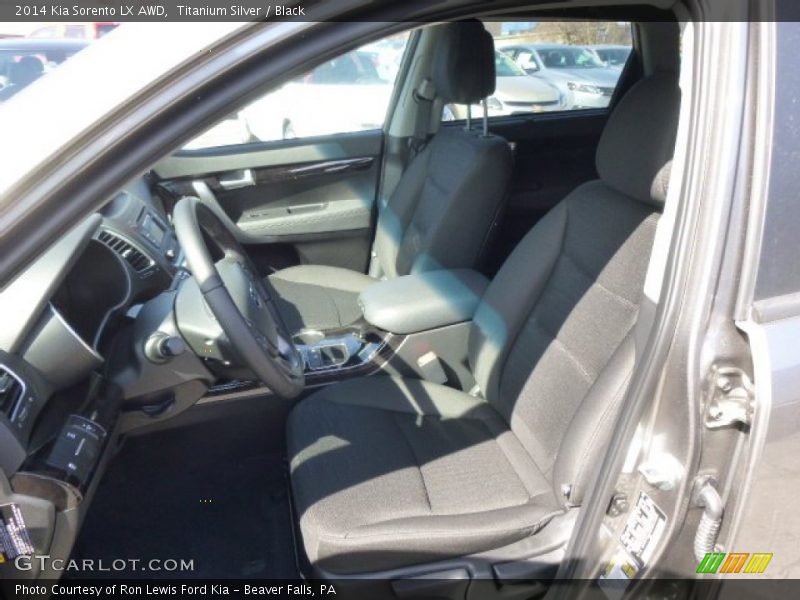 Titanium Silver / Black 2014 Kia Sorento LX AWD