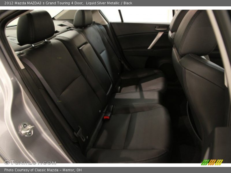 Liquid Silver Metallic / Black 2012 Mazda MAZDA3 s Grand Touring 4 Door