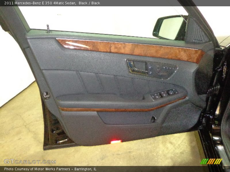 Black / Black 2011 Mercedes-Benz E 350 4Matic Sedan